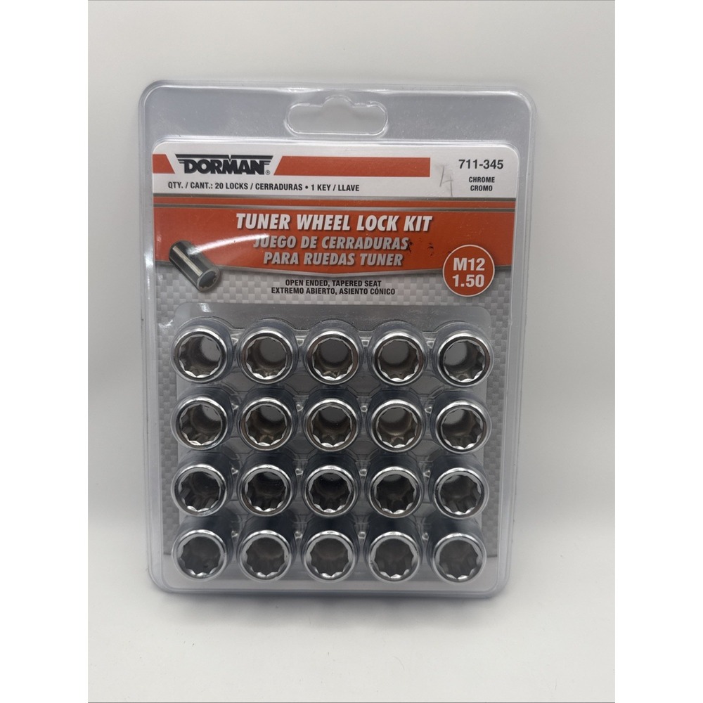 Wheel Nut Kit Dorman 711-345 m12 1.50 Tuner